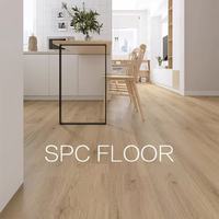 Imiter les carreaux de céramique Spc Floor Click Panneaux muraux à grille sculptée 5mm 6mm Click Spc Vinyl Flooring for Building