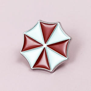 Broche Resident Evil, logo parapluie créatif effet goutte d'huile, badge géométrique pour sac à dos de garçons, produit dérivé de films et séries TV - Product Image 2