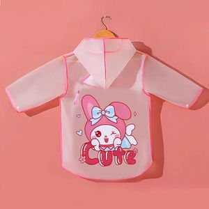 HuiHao Childrens Raincoat Poncho Waterproof With Hood For Kids School Travel Cute Cartoon Design Lightweight 230g - Product Image 3