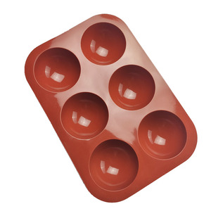 6 Sâu Răng Pumpkin Ghost Halloween Silicone Cake Khuôn NON-STICK Silicone Baking Khuôn Ác Hộp Sọ Ma Sô Cô La Kẹo Khuôn - Product Image 3