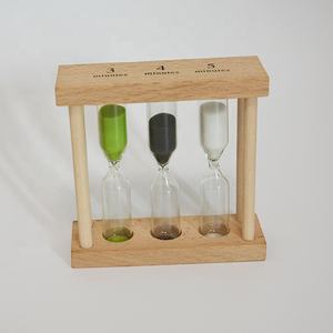 <span class=keywords><strong>Timer</strong></span> pasir kayu kustom 3 dalam 1 Kayu 1 3 5 menit pengatur waktu teh - Product Image 1
