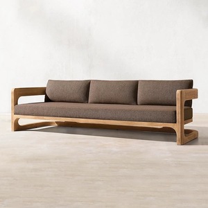 Modern Solid Teak Wooden Set High End Teak Wood Patio Hotel Furniture Backyard Outdoor Teak Garden Set With <b>Cushions</b> - Product Image 2