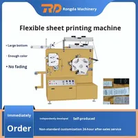 Nueva Máquina de Impresión Flexográfica Automática para Etiquetas de Cinta de Algodón Tejido Lavables con Agua (China) 10-60 Velocidades Tres Colores 1 Año para Prendas de Vestir