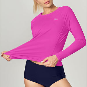 חולצת דיג לנשים עם שרוולים ארוכים, הגנה מפני קרינת UV, פוליאסטר איכותי, UPF 50, בהתאמה אישית - Product Image 3