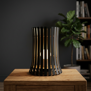 Support de bougie décoratif en fer forgé fait main Sonnet Decor, support de bougie de table en métal pour bougies de Noël et bougies votives - Product Image 3