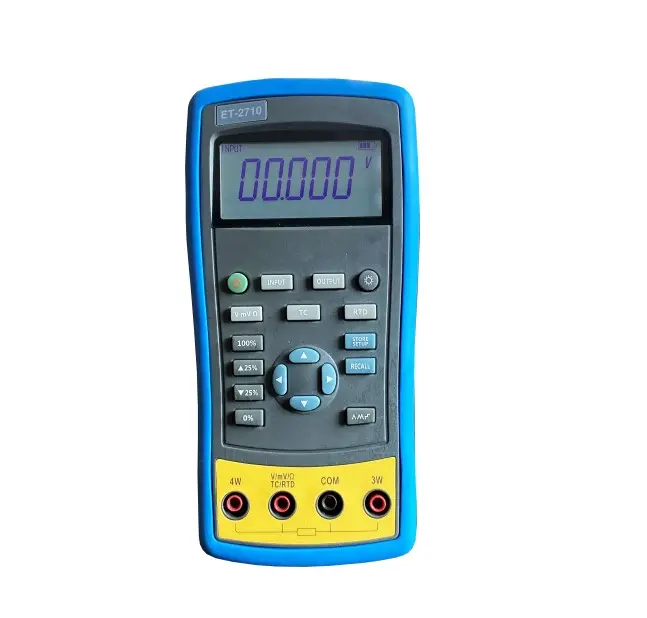 Fabrika ET2710A/B yüksek hassasiyetli/yüksek çözünürlüklü/yüksek güvenilirlik sıcaklık kalibratörü süreç kontrolü için
