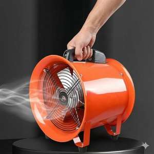 พัดลมแบบแกนหมุนประสิทธิภาพสูงแบบพกพา 220 โวลต์ - สำหรับการระบายอากาศภายในอาคารและการระบายอากาศในพื้นที่อุตสาหกรรมและพื้นที่จำกัด - Product Image 2