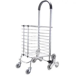 Aluminium Folding Groente Shopping Trolley Tas Kar Met Wielen