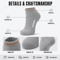 Calcetines de Compresión Personalizados, Hasta el Tobillo, Transpirables, para Correr, Soporte OEM, Venta al Por Mayor, Diseño Personalizado, Colores y Tallas a Medida