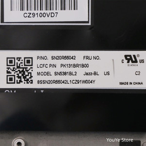 ใหม่ดั้งเดิมสำหรับ Lenovo ThinkPad T490s คีย์บอร์ดแล็ปท็อปเรามีทัชแพดพร้อม02HM208แบ็คไลท์02HM244จัดส่งเร็ว - Product Image 2