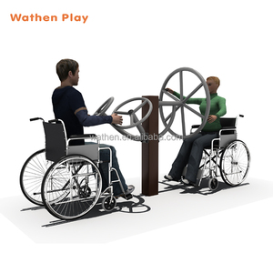 Équipement de fitness en plein air de haute qualité pour les personnes handicapées avec équipement d'entraînement physique en fauteuil roulant à vendre - Product Image 1