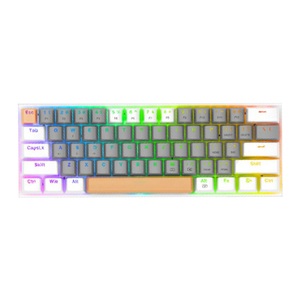 Teclas de teclado portátil PBT de 60% teclas, interruptores personalizados, retroiluminación RGB, miniteclado mecánico con cable para juegos de PC - Product Image 6