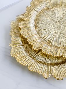 Assiette à dîner européenne de luxe en <span class=keywords><strong>verre</strong></span> avec bordure dorée, assiette à steak élégante de style nordique, plateau de service à dessert pour <span class=keywords><strong>table</strong></span> de banquet - Product Image 4