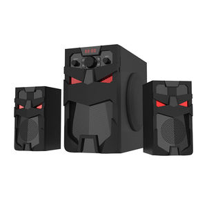 Nouveaux haut-parleurs en bois pour ordinateur portable et ordinateur de bureau, audio multimédia haute fidélité 2.1 avec caisson de basses - Product Image 1