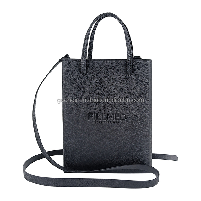 Designer Vintage Fashion Mini Vegan Leather Crossbody Bag Black Sling Bag for iPhone and Cards Portable