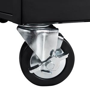 Schwerlast-Werkbank mit 9 Schubladen, 46 Zoll, für Kfz-Werkzeuge, Rollwagen, Schwarz - Product Image 6