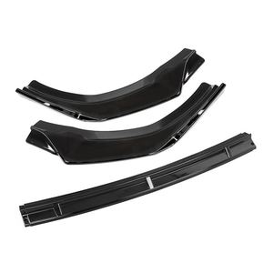 Accessoires de voiture A6L, pare-chocs avant en plastique ABS, lèvre avant aspect fibre de carbone pour <span class=keywords><strong>AUDI</strong></span> A6 C7 C8 2016-2021 - Product Image 6