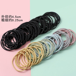 Coletero Delgado de Alta Elasticidad de 25cm, Banda para el Cabello de Tela para Uso Diario - Product Image 1