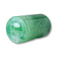 Bouteille de parfum Usine Directe Offres Spéciales Jade Vert Émeraude Verre Rond Bouteilles de Soins de la Peau Diffuseur 100ml Bouteille de Parfum