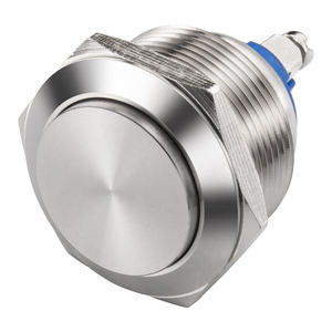 زر ضغط لحظي 12 مم بغطاء أسود 5 أمبير 250 فولت مصنف IP64 أزرار ضغط للآلات الصناعية - Product Image 2