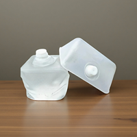 Seau en plastique blanc carré XULI 10L 20L, bonne étanchéité, sans fuite, pliable, sans poignée, qualité alimentaire, eau en boîte