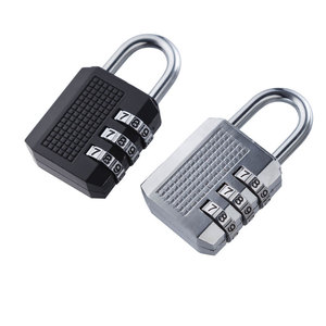 <span class=keywords><strong>Cadenas</strong></span> à combinaison à 3 roues avec <span class=keywords><strong>code</strong></span> réinitialisable pour boîte à outils - Product Image 3