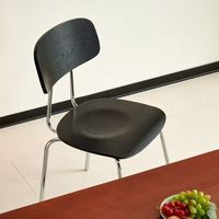 Chaise de salle à manger en bois durable et écologique de style industriel moderne pour le mobilier de maison dans les restaurants et les cafés