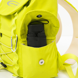 Dropshipping Products 2026 | Neon Yellow Large Capacity <b>Backpack</b>, <b>Waterproof</b> Nylon Lightweight Daypack, Casual Rucksack - Product Image 4