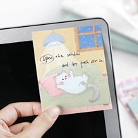 30 notes autocollantes par paquet, série Little Rascals, notes autocollantes créatives et mignonnes inspirées d'Instagram, notes autocollantes de dessins animés