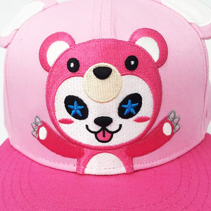 آذان ميكي الوردية الشخصية تصميم Snapback الفتيات مخصص مشاهد خارجية قماش الصوف المخملي - Product Image 4