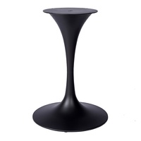 Pied de table moderne en acier inoxydable, style tulipe, trompette, pour table à manger, cuisine, salon, appartement, école