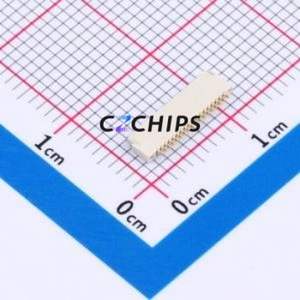 FPC-0.5FX-18PWBH10 FFC/FPC Connector SMD,P=0.5mm,Horizontal Mount Connector Flip Cover Type Bottom Contact 18P 0.5mm - Product Image 2