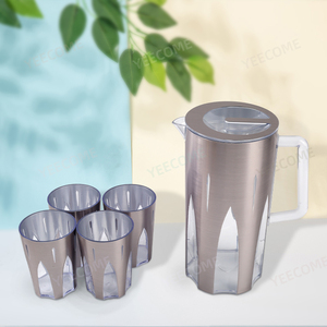 Yjm1881 Công suất nhà máy bán buôn yeecome thương hiệu vượt thời gian bình <span class=keywords><strong>5</strong></span> cái trà Jug lớn 2.5L nhựa Jug - Product Image 4