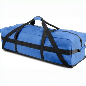 Thêm lớn Totes túi với nhiệm vụ nặng nề không thấm nước dây kéo Ba lô dây đeo mạnh mẽ xử lý biểu tượng tùy chỉnh gấp <span class=keywords><strong>PP</strong></span> di chuyển túi - Product Image 6