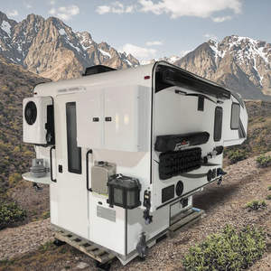 Camper Pick-up de Haute Qualité - Camping-car Certifié CE avec Freins de Sécurité, Bandes Réfléchissantes - Product Image 3