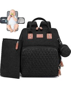 Muestra gratuita de bolsas de pañales para bebés, multifuncionales, impermeables, para viajes, al aire libre, unisex, mochila para pañales con estuche para chupetes - Product Image 5