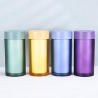 Flacon capsule en plastique PS coloré de 60 ml, 80 ml, 100 ml, 120 ml, conteneur pour produits de santé solides, flacon vide pour médicaments