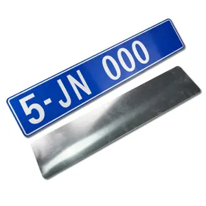 Placa de metal com gravação personalizada, placa de alumínio para parede de estanho, lembrança, placa de licença para carro