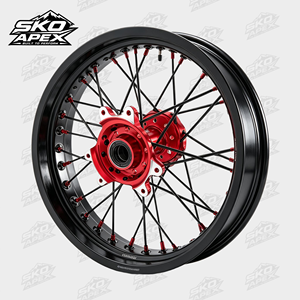 Ensemble de roues <span class=keywords><strong>AX</strong></span> Sur-Ron Ultra Bee de 17 pouces, jantes usinées avec précision pour route et rue MT17-2.5 & MT17-3.5, construction durable - Product Image 2