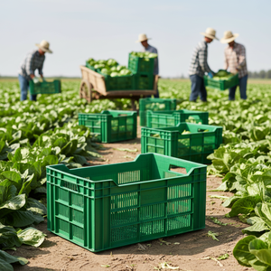 KE 930 Full Perforated Food Grade Plastic <b>Crate</b> Heavy Duty Stackable Industrial Storage Agriculture Harvest Use Recyclable - Product Image 3