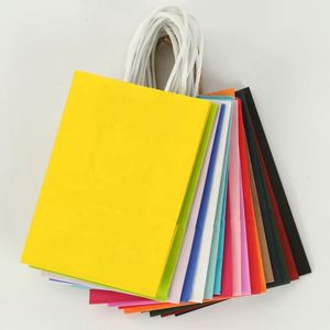 24pcs Rose <b>Red</b> Kraft Paper Bags with Handles 5.91*3.15*8.27in Small Kraft Paper Gift Bags for Pack Birthday Party Favors Gifts - Product Image 5