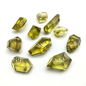 Piedras preciosas de cristal citrino arcoíris de alta calidad al por mayor, artesanía citrino pulido, piedra curativa, forma libre, cae a la venta - Product Image 4