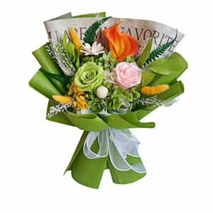 Caja de Regalo Ecológica de Alta Gama con Ramo de Rosas Creativo, Ideal para Declaraciones de Amor y Aniversarios - Product Image 2