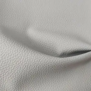 Suede Backing PVC Artificial Leather For Handbags Shoes Upper Fabric Synthetic Leather Material