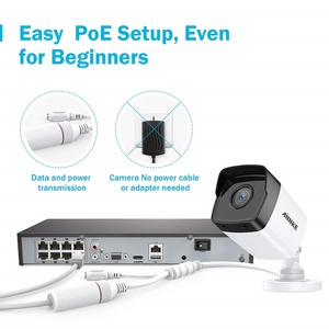 Anran — caméra de vidéosurveillance 5MP, ensemble de système de sécurité à domicile avec <span class=keywords><strong>disque</strong></span> <span class=keywords><strong>dur</strong></span> de 2 to, 8 canaux POE NVR Audio et vidéo CCTV - Product Image 4