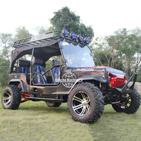 Jeep tout-terrain 4 places, autonomie de 80 km, conception à faible bruit pour les parcs naturels et le tourisme écologique