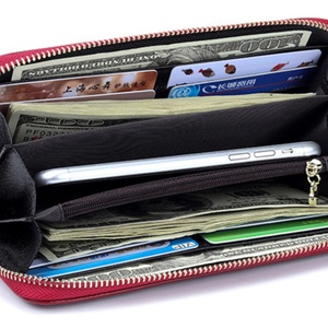 กระเป๋าคลัทช์ยาวสำหรับผู้หญิงแบบใหม่ล่าสุด พร้อมซิป ลายพิมพ์ หนัง PU กระเป๋าสตางค์ผู้หญิงแบบหลายช่อง - Product Image 2