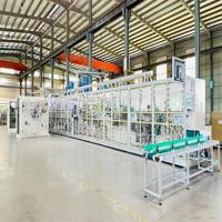 Equipo de Producción PLC con Servomotor Completo Directo de Fábrica, Alto Rendimiento para Almohadillas Desechables para Cama, Almohadillas para Adultos y Almohadillas para Incontinencia