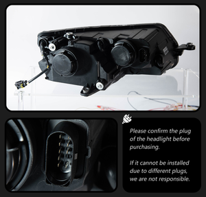 Nouveaux phares LED YX 12V pour <span class=keywords><strong>Skoda</strong></span> <span class=keywords><strong>Octavia</strong></span> 2015-2017, ensemble de phares de projecteur avec feux de jour DRL à sourcil blanc et clignotants séquentiels - Product Image 3
