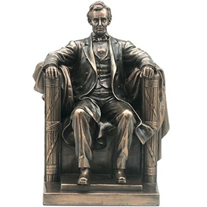 Escultura Metálica Conmemorativa Personalizada de Gran Tamaño para Exteriores, <span class=keywords><strong>Estatua</strong></span> de Abraham <span class=keywords><strong>Lincoln</strong></span> de Latón y Bronce para Parque - Product Image 2